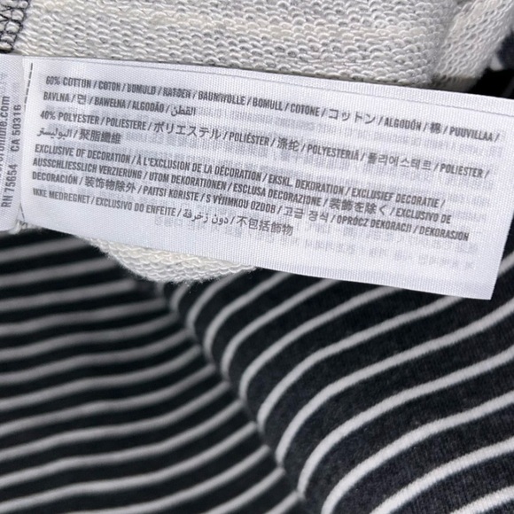 Abercrombie & Fitch Dress Sweater Sweatshirt Terry Cloth Striped Long Sleeve - Picture 13 of 13